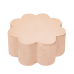 Misioo Puf blomst, gold velvet