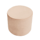 Misioo Puf rund, gold velvet