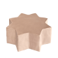 Misioo Puf stjerne, gold velvet