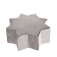 Misioo Puf stjerne, grey velvet 