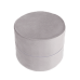 Misioo Puf rund, grey velvet