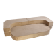 Misioo Sofaseng, gold velvet