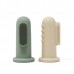 Mushie Finger tandbørste, Shifting sand/Cambridge blue