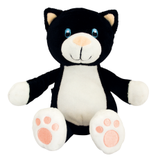 MyTeddy bamse, Sort og hvid kat