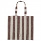 OYOY Stofnet, Candy striped, Brun/Off-white