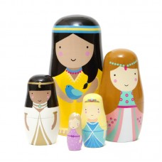 Petit Monkey Prinsesse Babushka dukker