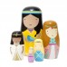Petit Monkey Prinsesse Babushka dukker