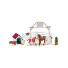 Schleich 42458, Hannah's heste med hund