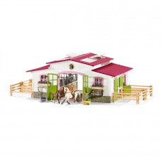 Schleich 42344, Ridecenter med rytter og heste