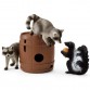 Schleich 42532, Vaskebjørne og stinkdyr, Jagten efter nøden