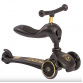 Scoot and Ride løbehjul, Sort/guld
