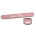 Scrunch Armbånd med navn, rosa