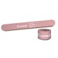 Scrunch Armbånd med navn, rosa