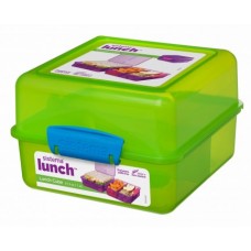 Sistema Madkasse, lunch cube, 1,4 l., Grøn
