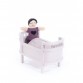 Smallstuff Miniature dukkeseng, rosa