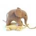 Smallstuff Trækdyr, elefant, lyserød og guld