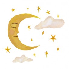 Thats Mine Wallsticker, Moon