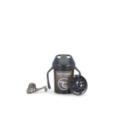 TwistShake Mini kop, Sort, 230 ml