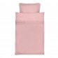 Vanilla Copenhagen Junior sengetøj ruffle, Blush rose