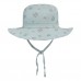 Vanilla Copenhagen Vendbar UV svømmehat, Ocean print green, Str. S, 0-6 mdr