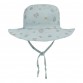 Vanilla Copenhagen Vendbar UV svømmehat, Ocean print green, Str. M, 6-18 mdr