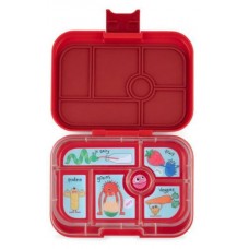 Yumbox madkasse, Original, 6 rum, Wow red