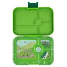 Yumbox madkasse, Tapas, 4 rum, Avocado/Go green