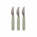 Silikone kniv 3-pakning- grøn