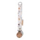 Printet Pacifier Clips - Kastanjer