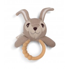 Rattel w. Silikone teether - henny hare