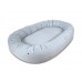 Baby Nest 2. Generation – Embroidered Cool Summer Design – Pearl Blue